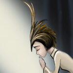 The Praying Lady sketch